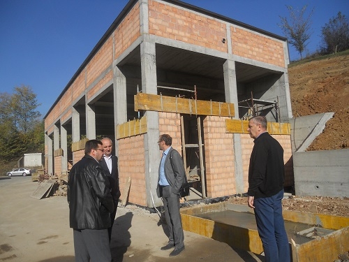 Obilazak radova na izgradnji skladista civilne zaštite