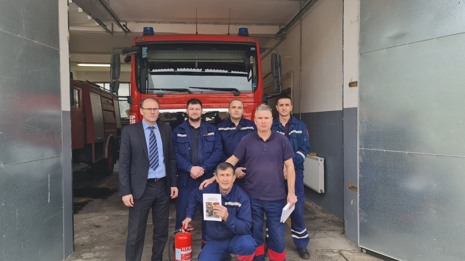 Posjeta direktora Kantonalne uprave civilne zaštite ZDK PVJ Maglaj i PVJ Natron Hayat Maglaj